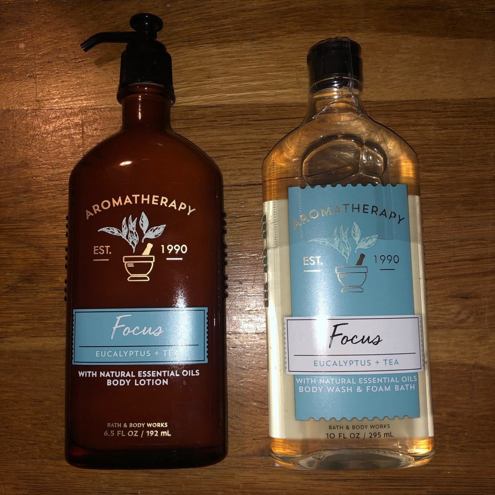 Bath & Body Works Eucalyptus + Tea Wash/Lotion Set